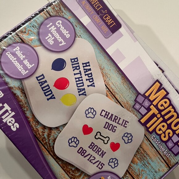 Memory Tile Casting Kits  (Set of 2) Just Paint and Customize Ages 8+ - Picture 11 of 15